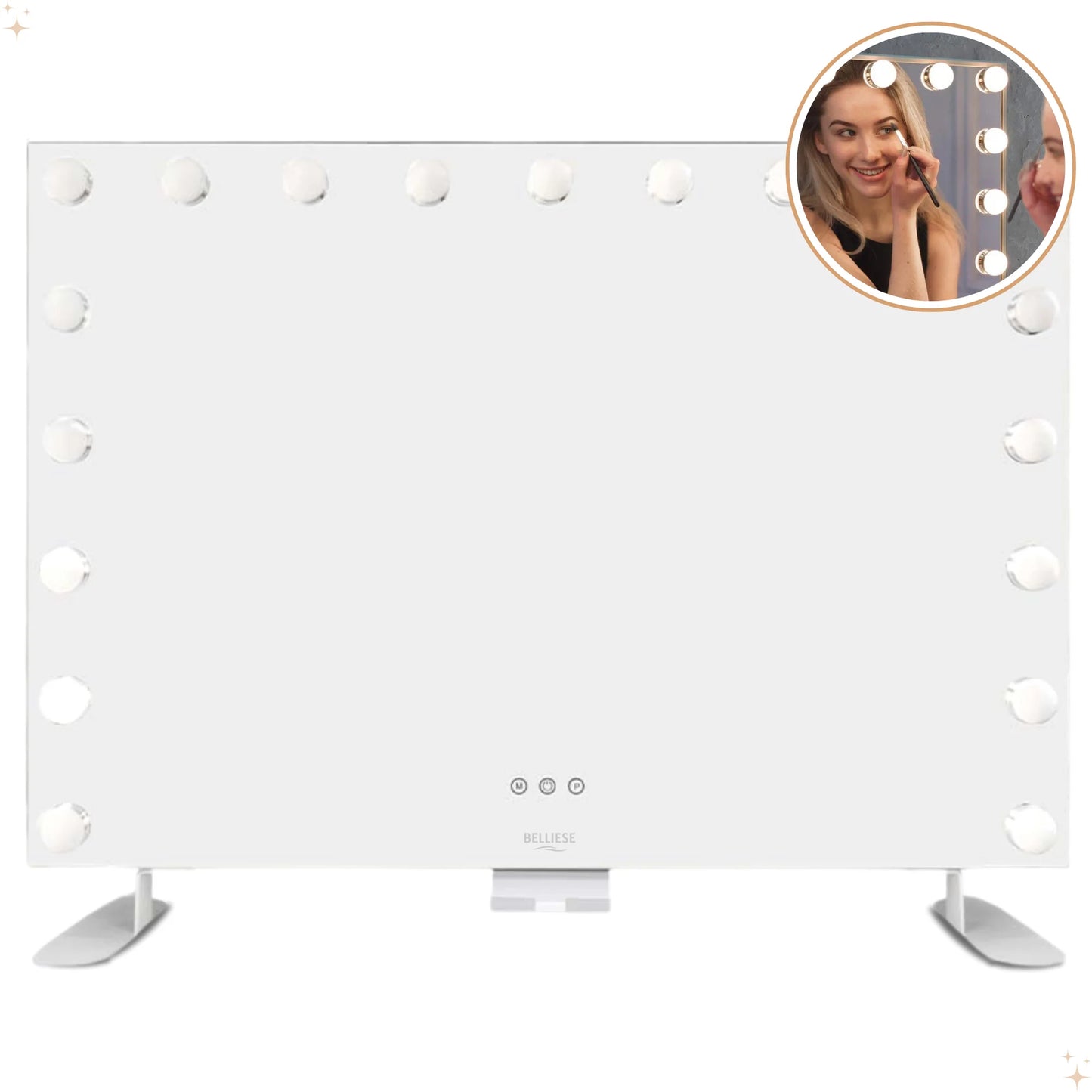 Belliese Vanity | Hollywood Spiegel 47,5x,37,5 - Belliese
