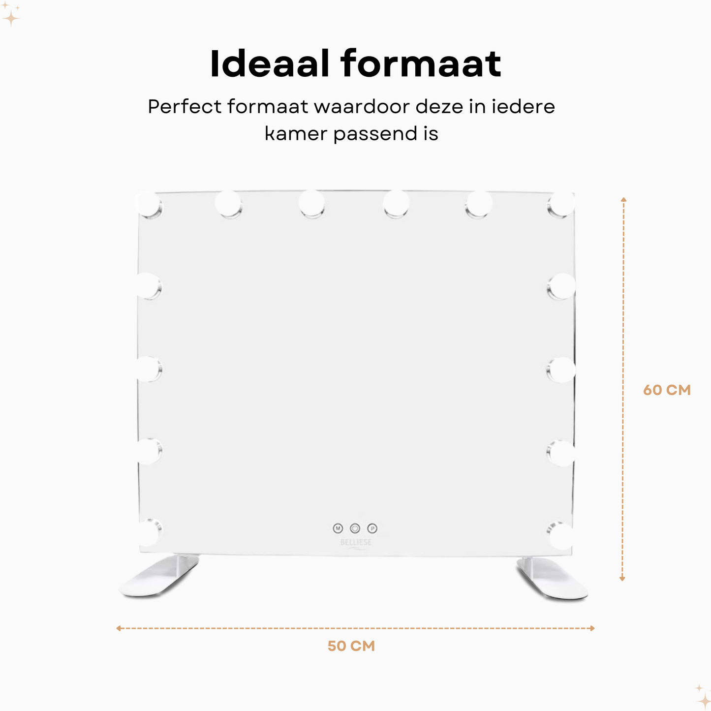 Hollywood spiegel 60x50 cm - Belliese