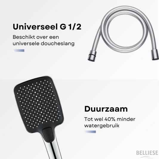 Belliese Elegance Doucheset Chroom - Belliese