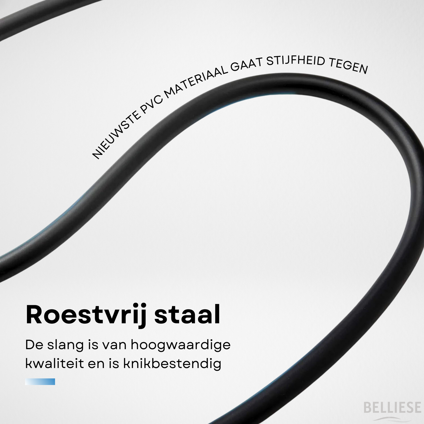 Belliese Flexa Doucheslang Zwart - Belliese
