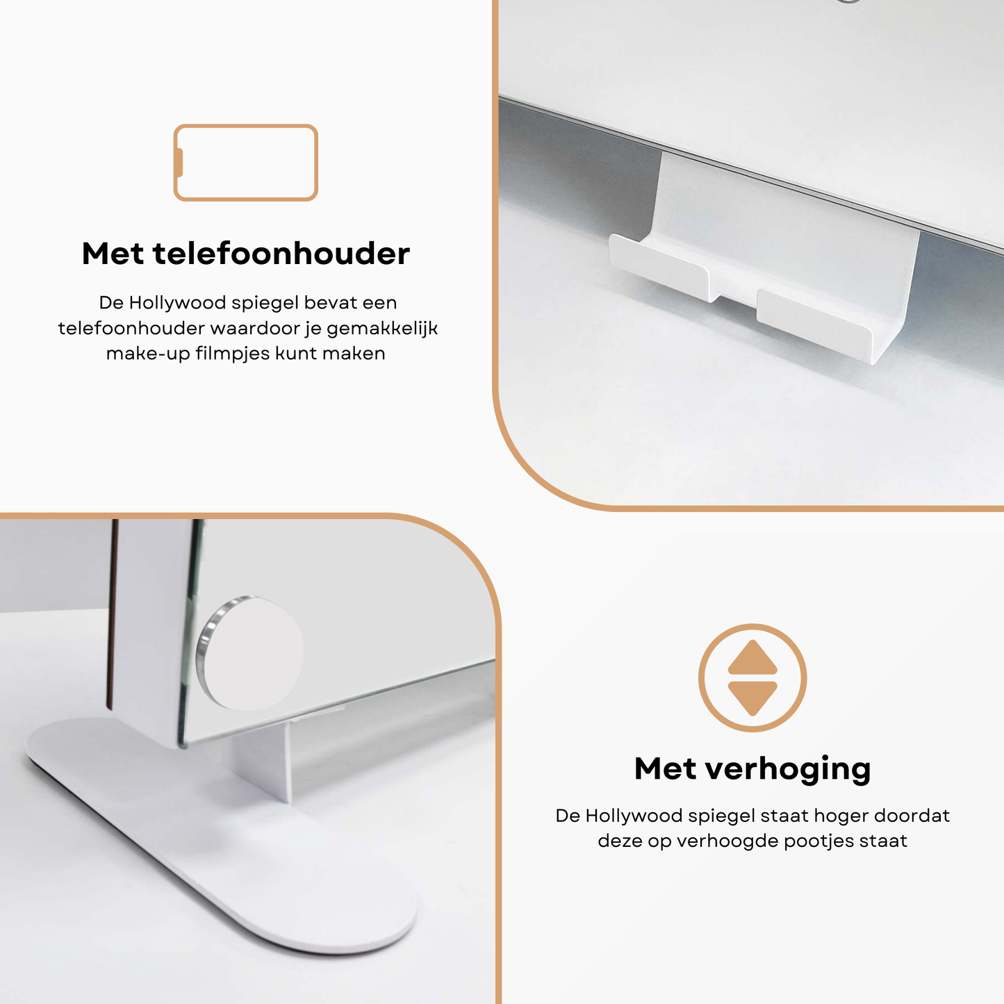 Hollywood spiegel 60x50 cm - Belliese