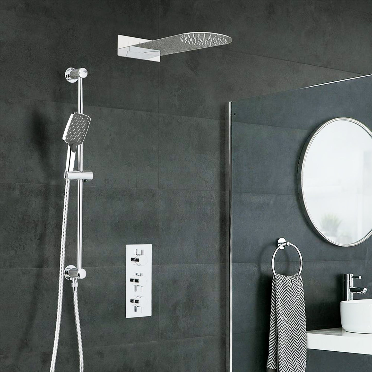 Belliese Elegance Doucheset Chroom - Belliese