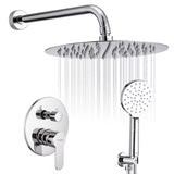 Ingebouwde regendoucheset Chroom Rond - Belliese